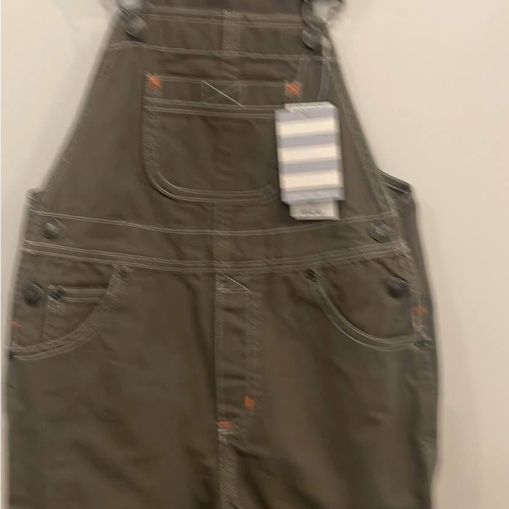 Olive Green Overalls